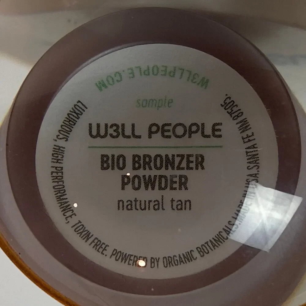 2 W3LL People Mini Bio Bronzer Powder Natural Tan, Organic Botanicals Toxin Free